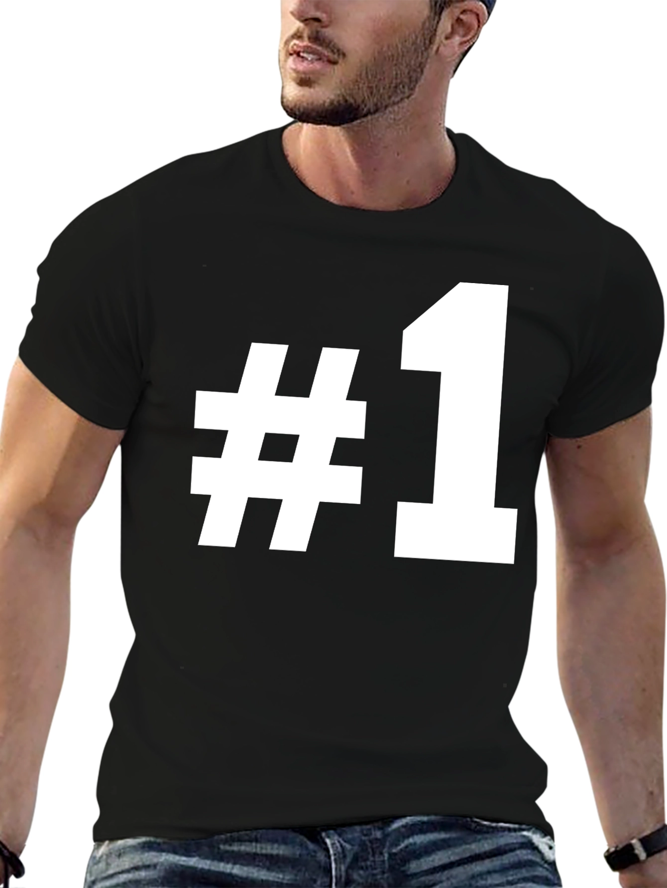 Number One Black T-Shirt