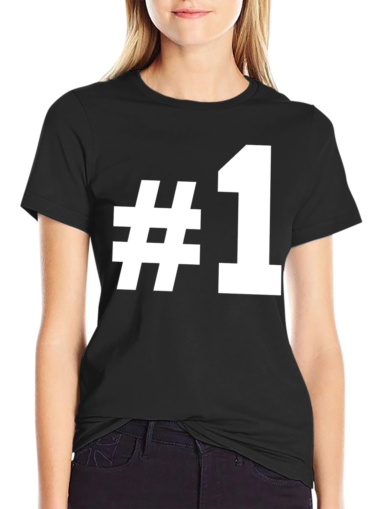 Number One Black T-Shirt