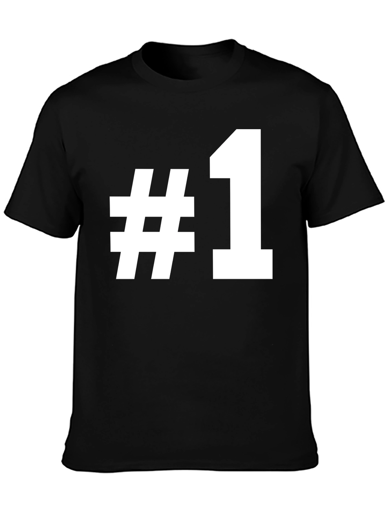 Number One Black T-Shirt