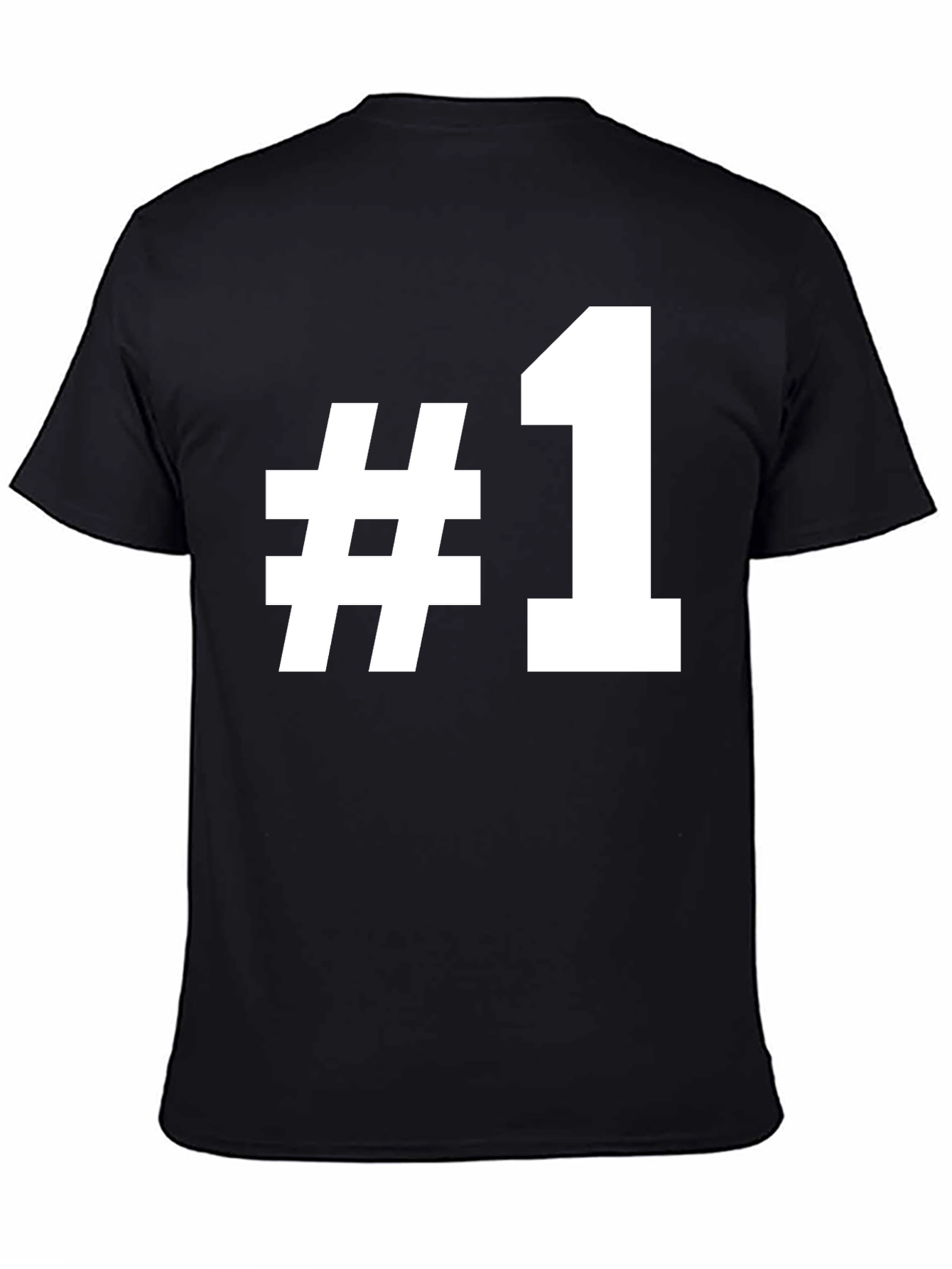 Number One Black T-Shirt