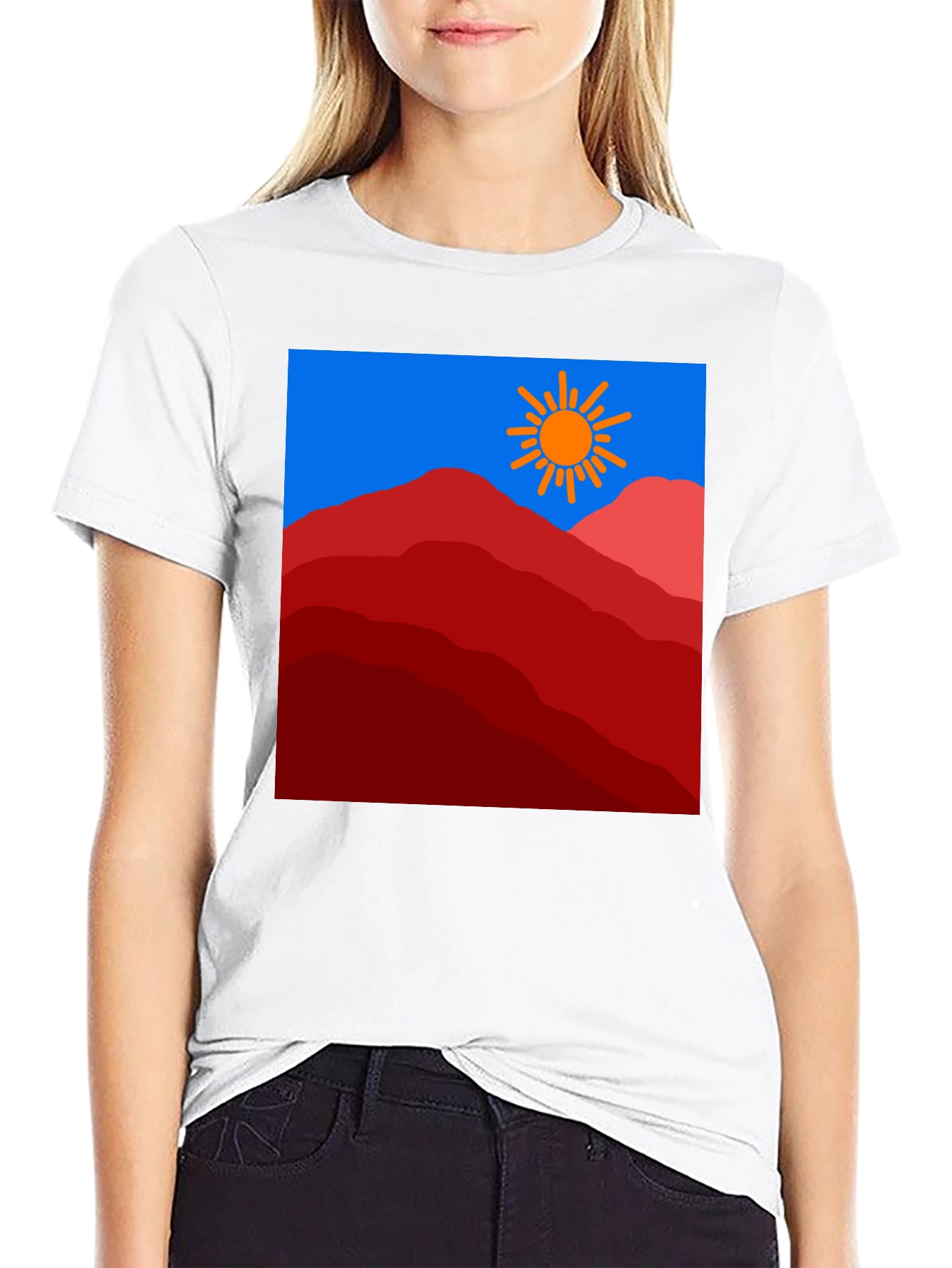 Mountain Sun Graphic Tee - Stylish & Unique Design