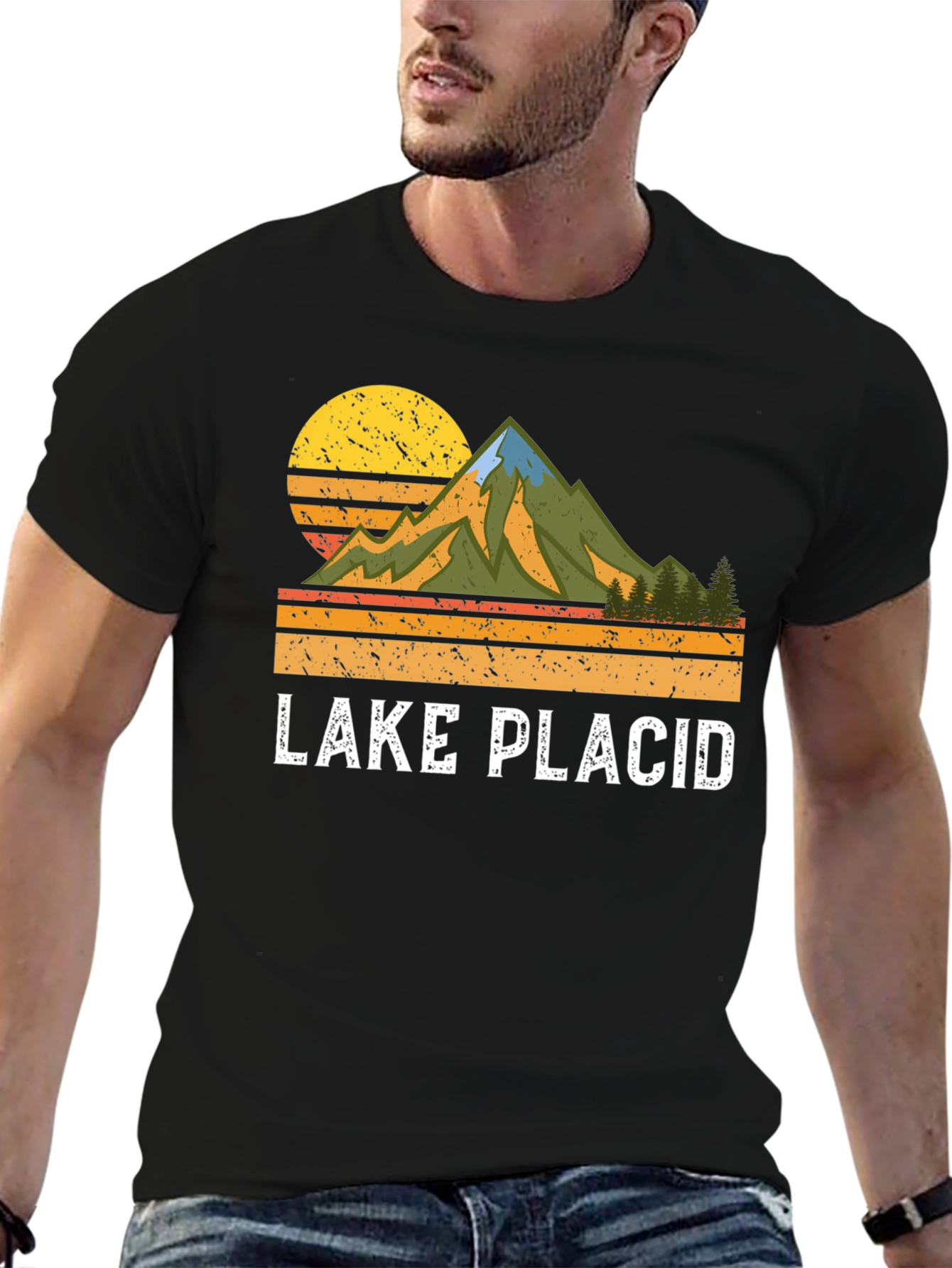 Lake Placid Retro Graphic T-Shirt