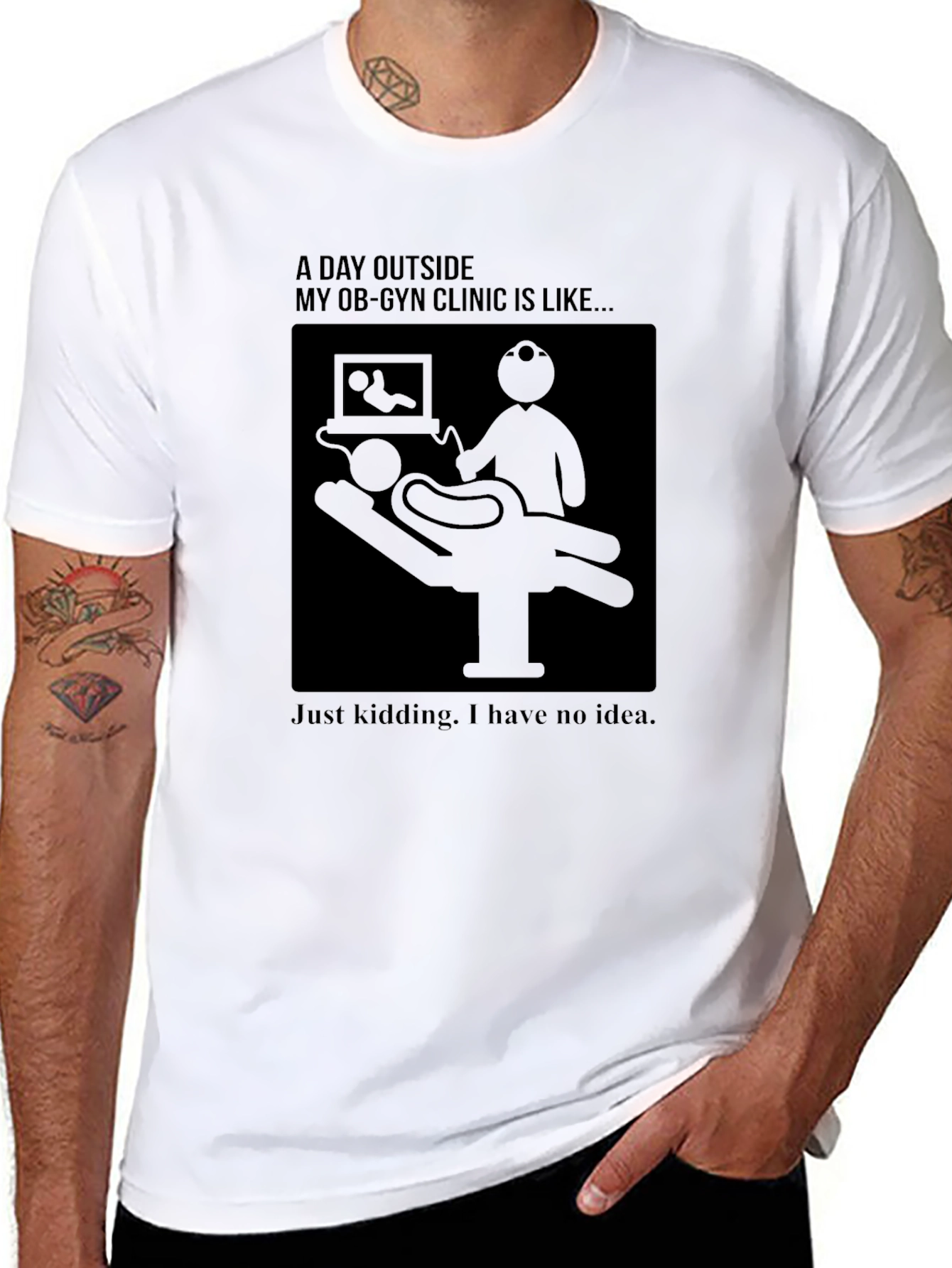 OB-GYN Clinic Humor T-Shirt