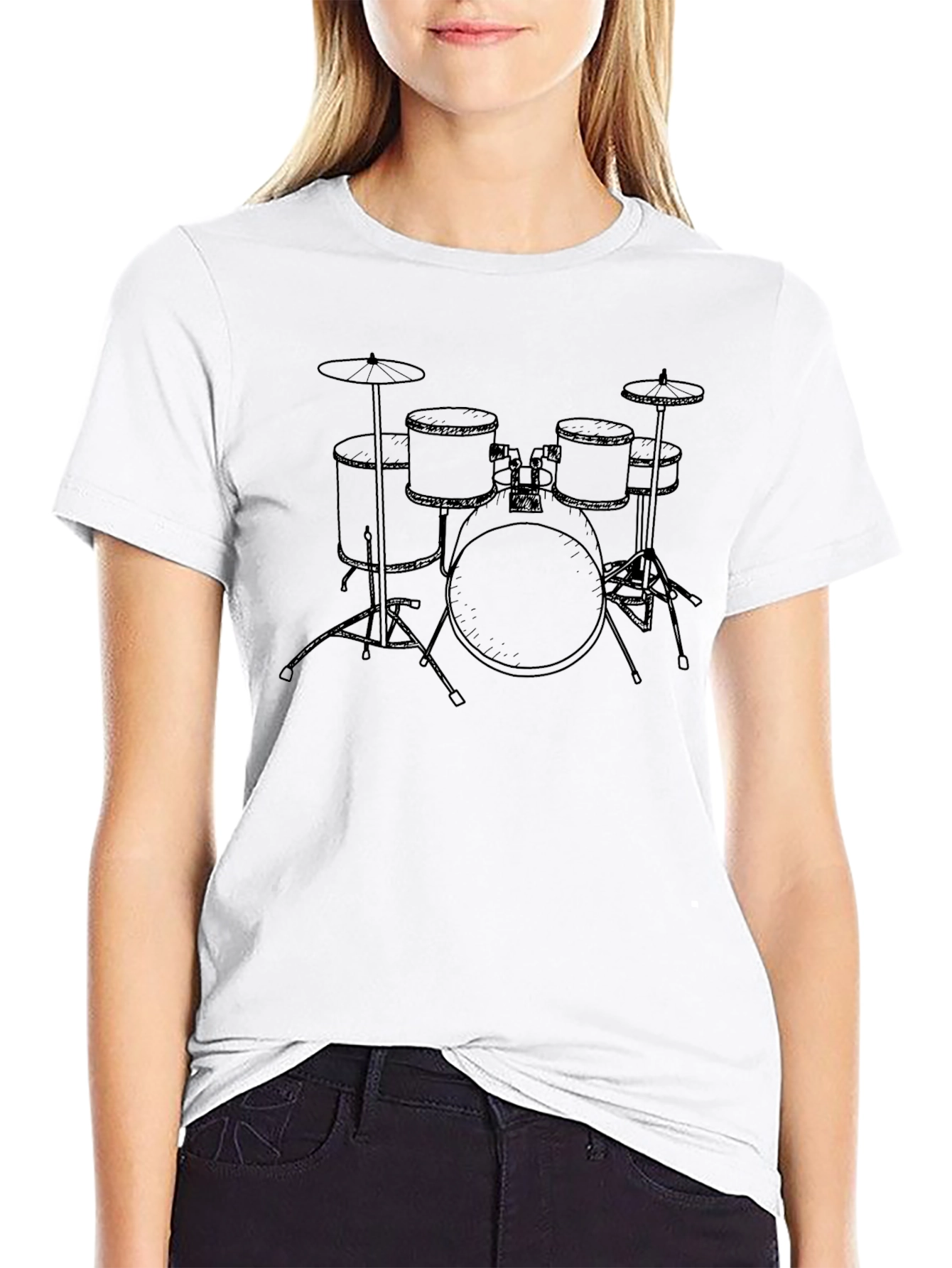 Drum Kit Graphic Tee - Musicians Essential