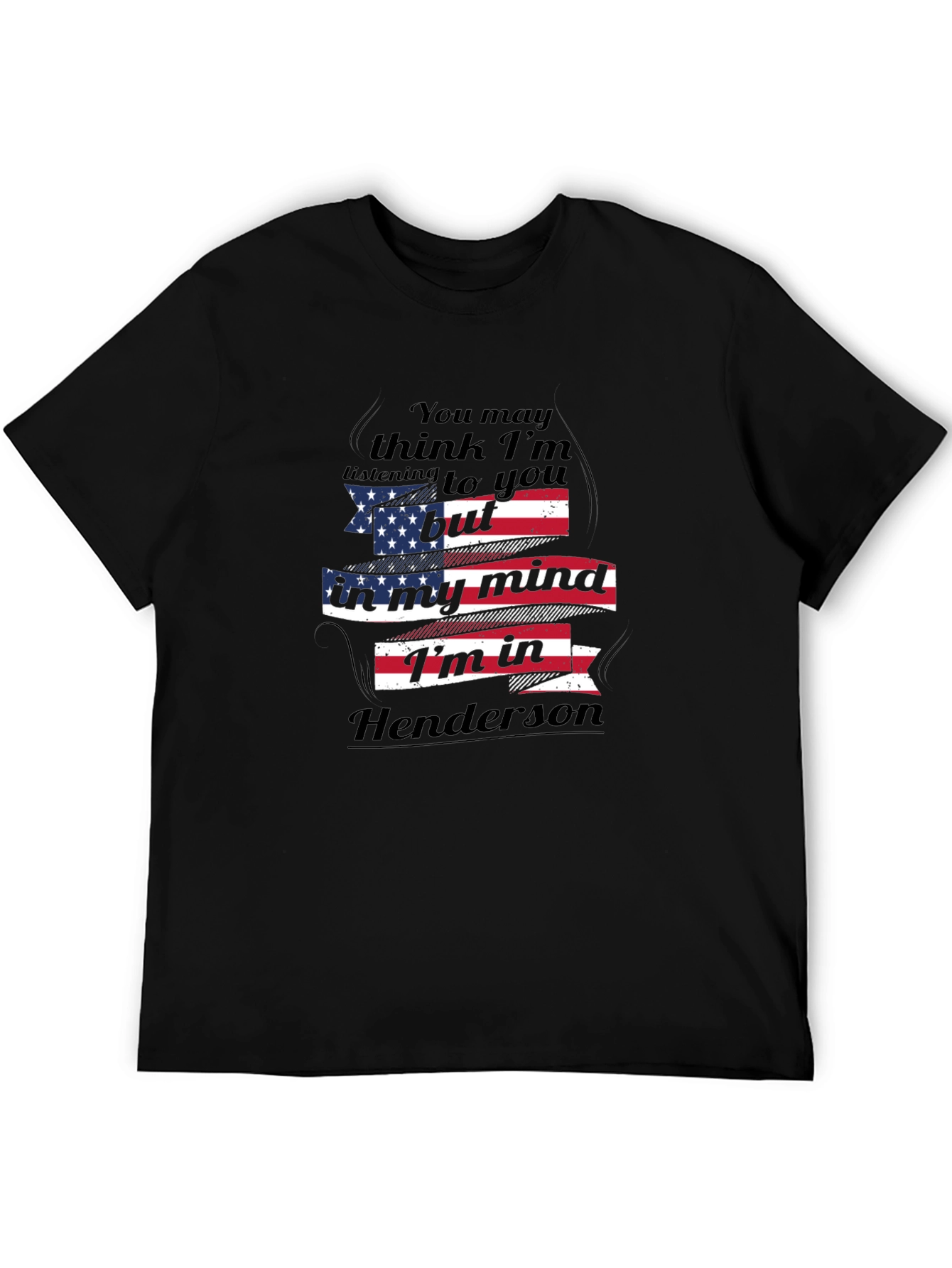 Henderson Mind T-Shirt - American Flag Design