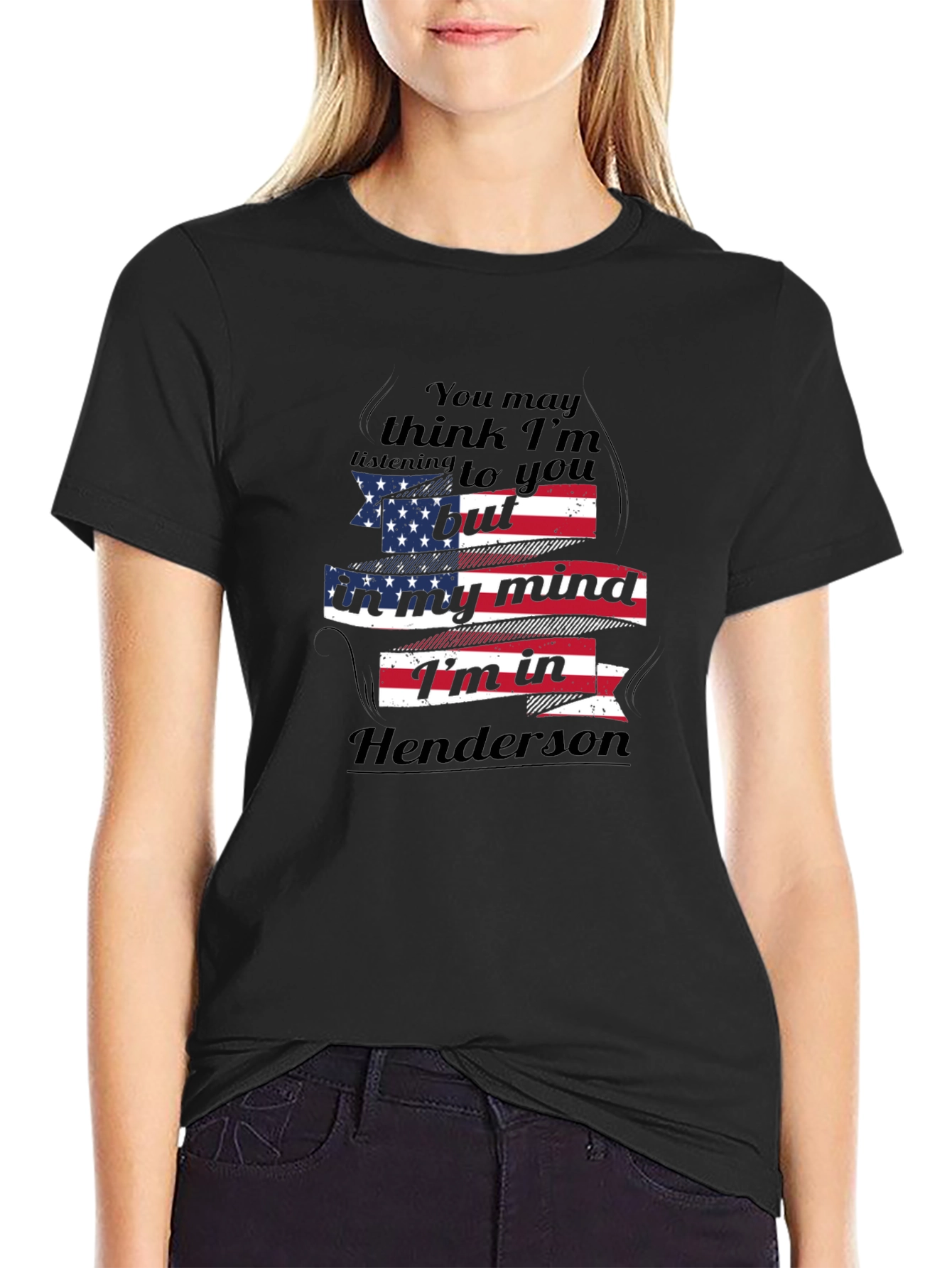 Henderson Mind T-Shirt - American Flag Design