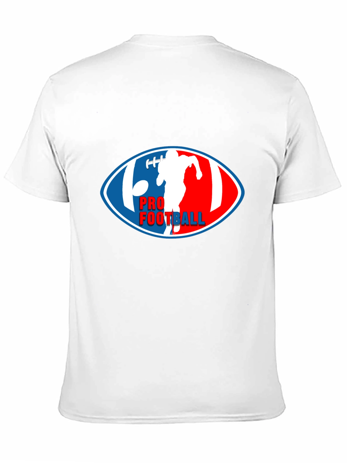 Pro Football Graphic T-Shirt - Black Crew Neck