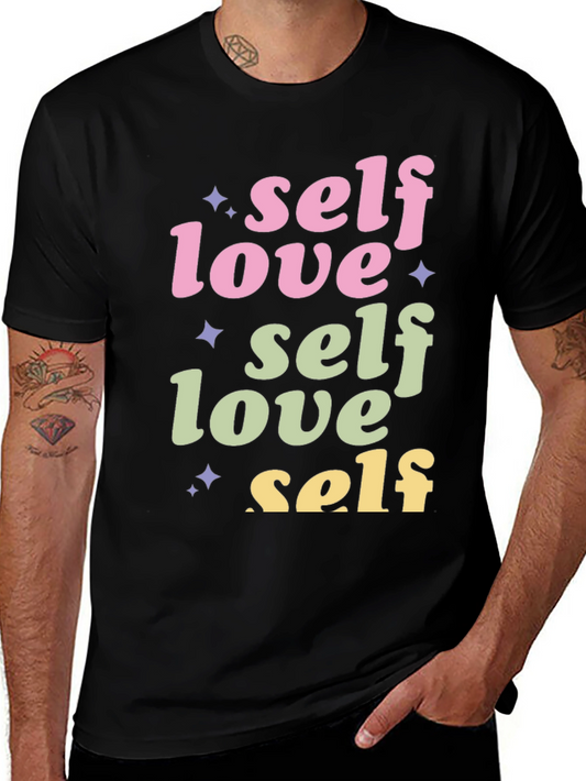 Self Love Graphic Tee - Stylish Black T-Shirt